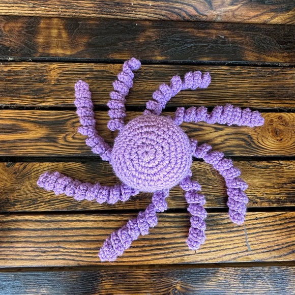 Handmade NWT Crochet Toy Octopus - Picture 4 of 5